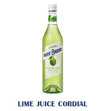 Marie Brizard Lime Juice Cordial Syrup